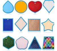 VZZCGJVT Tappetini sensoriali Testurizzati Montessori per Bambini con bisogni Speciali, 12 Pezzi di Cuscinetti sensoriali tattili