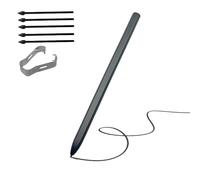 W-10 - Penna stilo con funzione gomma, compatibile con 2 pezzi di ricambio, penna digitale con gomma per notevole 2/1, con 3 punte per penna (nero)