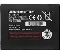 W-10A Sostituzione della batteria per Netgear MR1100 Battery, AT&T Nighthawk M1 LTE Mobile Hotspot Router Battery W-10A (3.85V 19.78Wh 5040mAh)