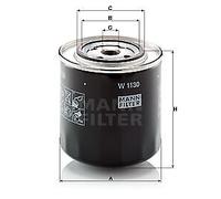 Filtro olio MANN-FILTER W 1130