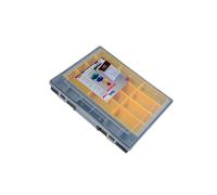 W-457201 Contenitore: scatola con contenitore 370 x 290 x 55 mm nero ALLIT AG