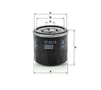 MANN-FILTER W 6018 Filtro dell'olio - per Autovetture + veicoli commeriali