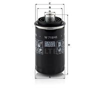 Filtro olio MANN-FILTER W 719/45