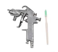 W-77 Pistola a spruzzo pneumatica con set di ugelli da 2,0/2,5/3,0 mm, adatta per auto, mobili e verniciatura fai da te, sistema di aspirazione a gravità con pressione di esercizio 0,3-0,68 MPa (B3)