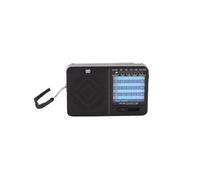 W-913 Radio analogica portatile a doppia modalità FM/AM/SW1-7 multibanda (nera): Nero