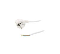 W-97151 cavo 1 m bianco PVC 3G0,75mm² 16A 250V PLASTROL