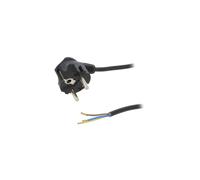 W-97156 Cavo 2 m Nero PVC 3G0,75mm² 16A 250V PLASTROL