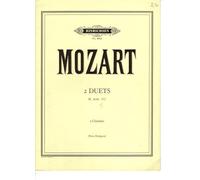 W. A. Mozart 2 DUETS FUR 2 CLARINETTEN K. Anh 152 - 2 DUETTI PER 2 CLARINETTI K. Anh 152 - ed. Hinrichsen