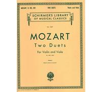 W.A. Mozart Two Duets For Violin And Viola K.423/424 Vla