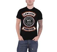 W.A.S.P Wasp T Shirt Lawless Forever Band Logo Nuovo Ufficiale Nero Size XL
