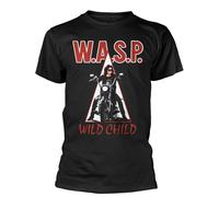 W.A.S.P. 'Wild Child' (Nero) T-Shirt - Nuovo