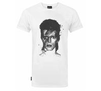 W.C.C Bianco David Bowie T-shirt oversize a maniche corte Uomini