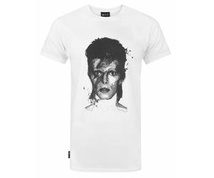 W.C.C Bianco David Bowie T-shirt oversize a maniche corte Uomini