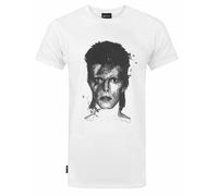 W.C.C Maglietta Linea Lunga David Bowie Adulto Unisex (NS7987)