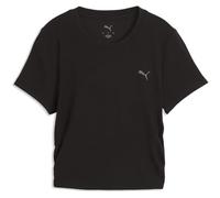W Cloudspun Rib Tee PUMA Nero