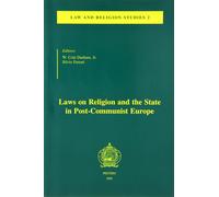 W. Cole Durham Laws on Religion and the State in Post-communist Euro (Tascabile)