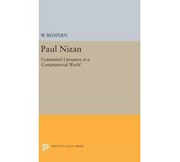 W.D. Redfern Paul Nizan (Copertina rigida) Princeton Legacy Library