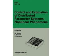 W. Desch Control and Estimation of Distributed Parameter Syst (Copertina rigida)