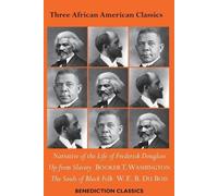 W E B Du Bois Booker T Washington Frederick Three African American (Tascabile)
