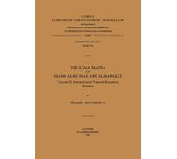 W.F. Macomber The Scala Magna of Shams al-Ri'asah Abu al-Barakat. Vo (Tascabile)