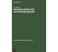 W Ghittis Grundlagen Des Automobilbaues (Copertina rigida)