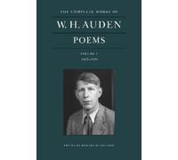 W. H. Auden – The Complete Works of W. H. Auden: Poems, 1927-1939 (1) – Copertina rigida