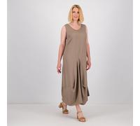 W.I.T.A. Abito lungo drappeggiato Tessuto Lyocell Scollo ampio