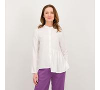 W.I.T.A. Camicia in popeline con collo coreana