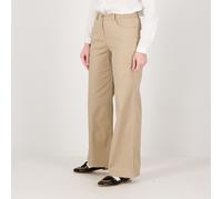W.I.T.A. Pantaloni ampi in cotone stretch con vita elasticata