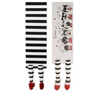 W-Izard - 2 segnalibri con gambe di, divertenti pantofole rubini B ookmark colla morbida W-Izard, segnalibro 3D per topi di biblioteca e appassionati di libri, 18 x 4 cm
