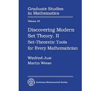 W. Just Martin Weese Discovering Modern Set Theory, Part 2 (Copertina rigida)