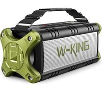 W-KING 90W PICCO 50W Cassa Bluetooth Potente, Portatile Altoparlante Bluetooth Boombox, IPX6 Impermeabile Speaker, Bassi Ricchi, HiFi Stereo Audio, 40 Ore,Powerbank,EQ,NFC,TF,AUX Campeggio Spiaggia