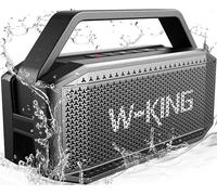 W-KING Altoparlante Bluetooth potente e portatile, da 60 W, boombox, con 40 ore di autonomia, batteria dalla grande capacità, senza fili, impermeabile, supporta schede TF e AUX