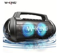 W-KING Altoparlante portatile Bluetooth da 70 W RMS, altoparlante Altoparlanti Bluetooth Black