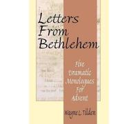 W L Tilden Letters from Bethlehem (Tascabile)