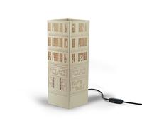 W-Lamp Liberty Lampada Arredo E14, 11 W, Crema, 11 x 11 x 32 cm