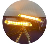 W/ LED Segnale Specchio Blocco Spento Base Piastre per 1999-2007 Yamaha YZF R6