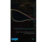 W. Menz A. Bogner Interviewing Experts (Copertina rigida) ECPR Research Methods