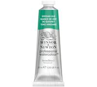 W&N Professional Acquerello extrafine per artisti, colori vivaci di altissima qualità, luminosità e brillantezza, resistenti alla luce - Verde Veronese Imitazione, 37ml