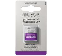 W&N Professional Watercolor 1/2 Godet - Acquerello extrafine per artisti, colori vivaci di altissima qualità, luminosità e brillantezza, resistenti alla luce - Porpora Imperiale