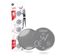 W Onder Full Energy - Batterie a bottone CR2032 al litio 3V a lunga durata, confezione da 5 batterie, confezione sicura, ideali per piccoli dispositivi elettronici.