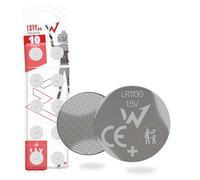 W onder Full Energy - Batterie a bottone LR54 alcaline 1,5 V, lunga durata, confezione da 10 batterie