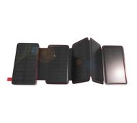 W Onder Full Power - Batteria esterna solare 10.000 mAh - 2 porte USB-A e 1 porta USB-C - Compatibile con iPhone, Samsung, Huawei, Xiaomi e Altri - Cavo incluso.