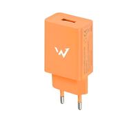 W onder Full Power - Caricabatterie per smartphone e tablet, 5 W, 1 porta USB-A, colore: Arancione