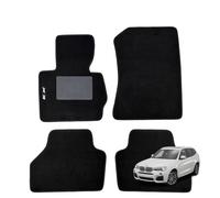 W-Parts Serie 4 TAPPETI - TAPPETINI in Moquette Neri per X3 F25 dal 2010 al 2017 con battitacco Cucito e Striscia Antiscivolo