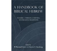 W. Randall Garr A Handbook of Biblical Hebrew (Copertina rigida)