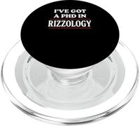 W Rizz Designs I've Got A PhD In Rizzology Funny Novelty PopSockets PopGrip per MagSafe