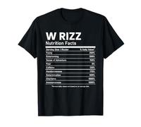 W Rizz Valori nutrizionali Funny Meme Rizzler Rizzly Maglietta