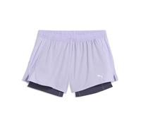 W Run Velocity 2 in 1 - Pantaloncini da Corsa, 7,6 cm