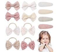 W Rxkiocs 12 fermagli per capelli da bambina, accessori per capelli per neonati e bambini, per la vita quotidiana, feste, spettacoli, fotografia e festival